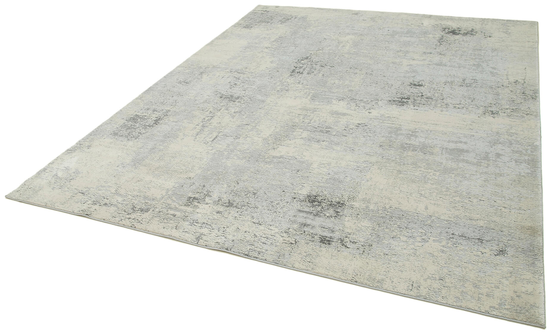 Vintage Handmade Rug - Beige Area Rug 7'10'' x 10'0'' | Hand Woven Wool Cotton Carpet