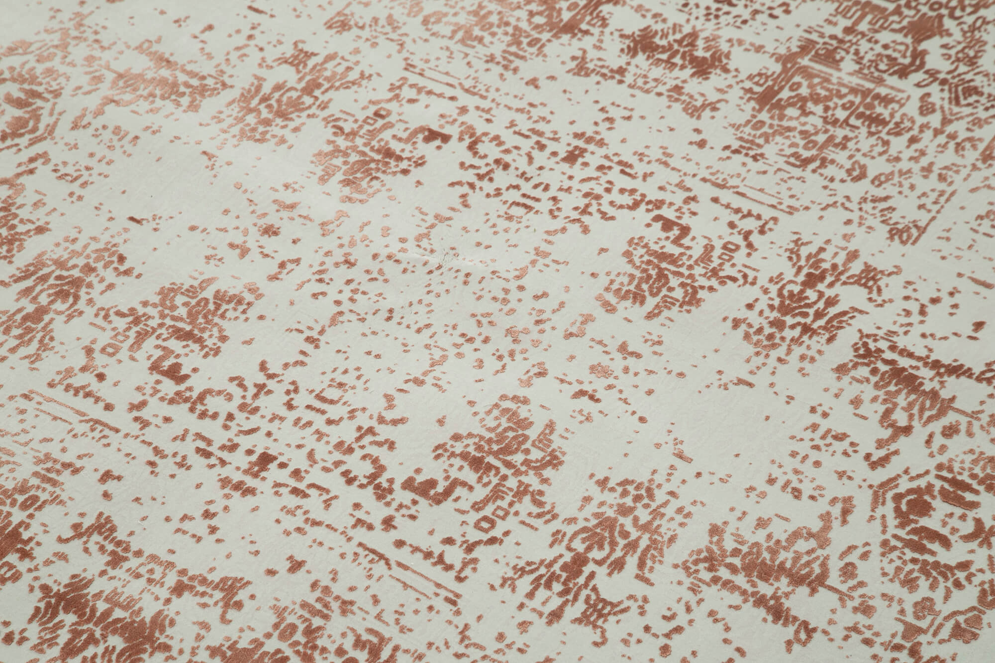 Vintage Handmade Rug - Beige Viscose Carpet | Hand Knotted Turkish Wool Rug 5'3''x7'7''