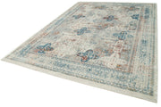 Handmade Vintage Rug – Soho White Viscose | Turkish Wool Carpet 8'10''x12'
