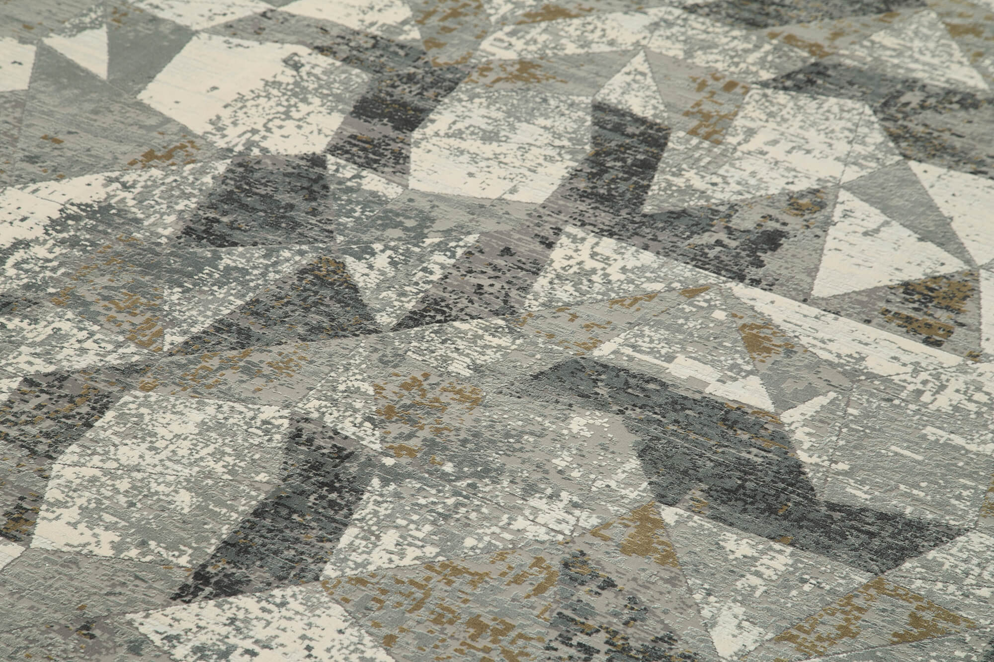 Vintage Handmade Rug - Soho Grey Viscose Hand Woven Rug 8'6'' x 11'6''