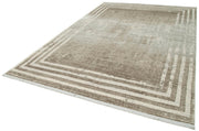 Vintage Handmade Rug – Soho Beige Viscose Hand Woven Rug 7'10''x11'2''