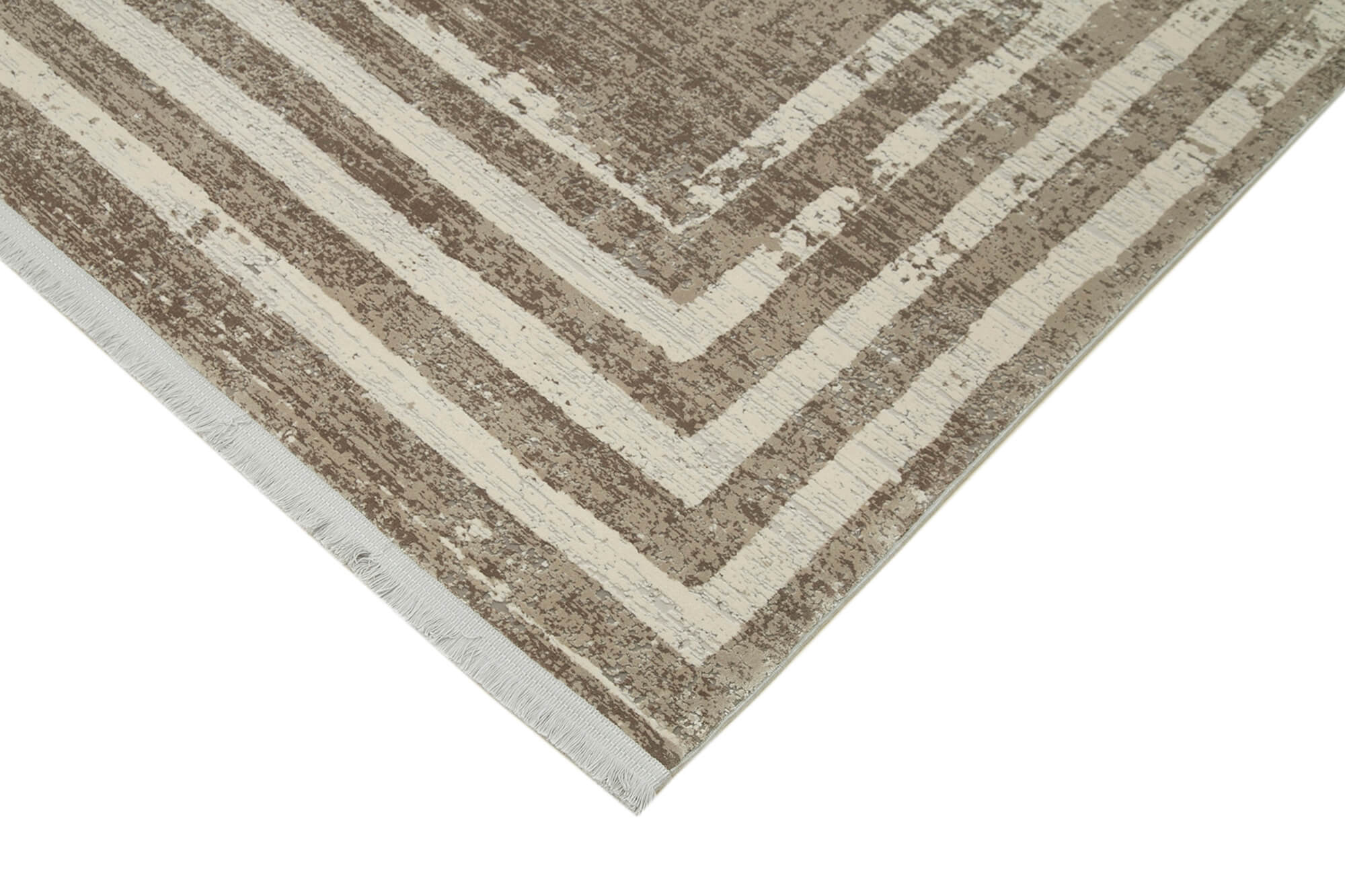Vintage Handmade Rug – Soho Beige Viscose Hand Woven Rug 7'10''x11'2''