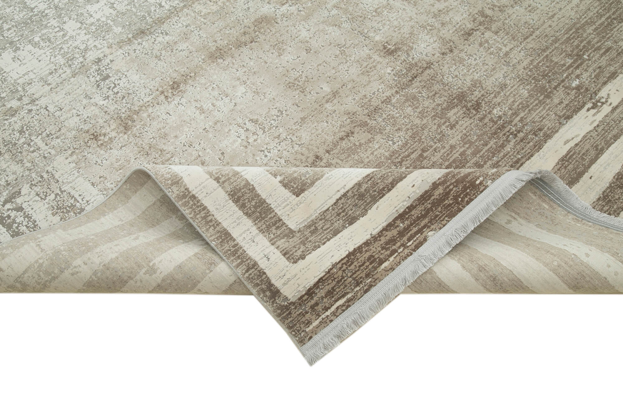 Vintage Handmade Rug – Soho Beige Viscose Hand Woven Rug 7'10''x11'2''
