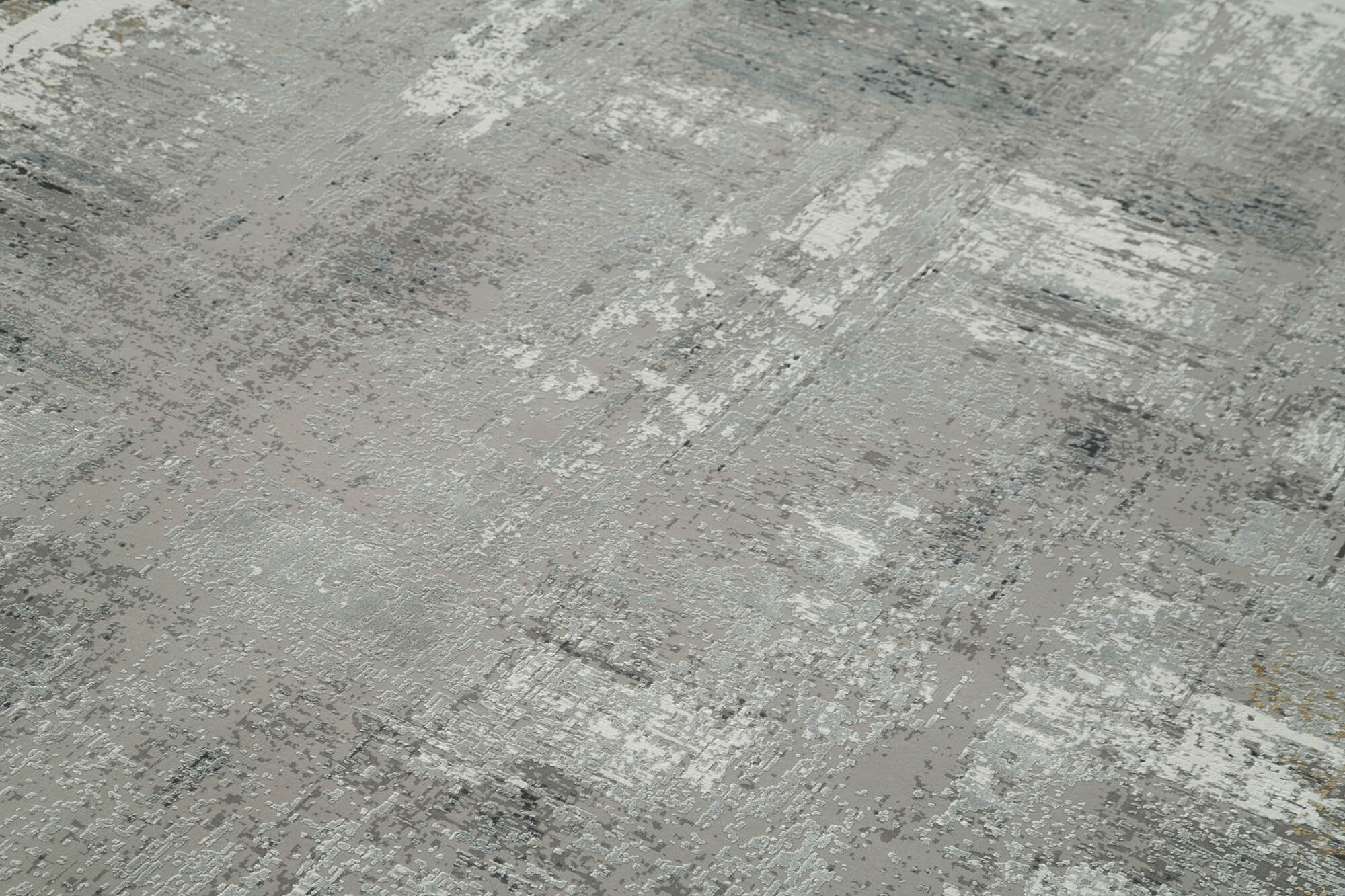 Vintage Handmade Rug - Soho Grey Viscose Hand Woven Area Rug 7'10''x9'10''