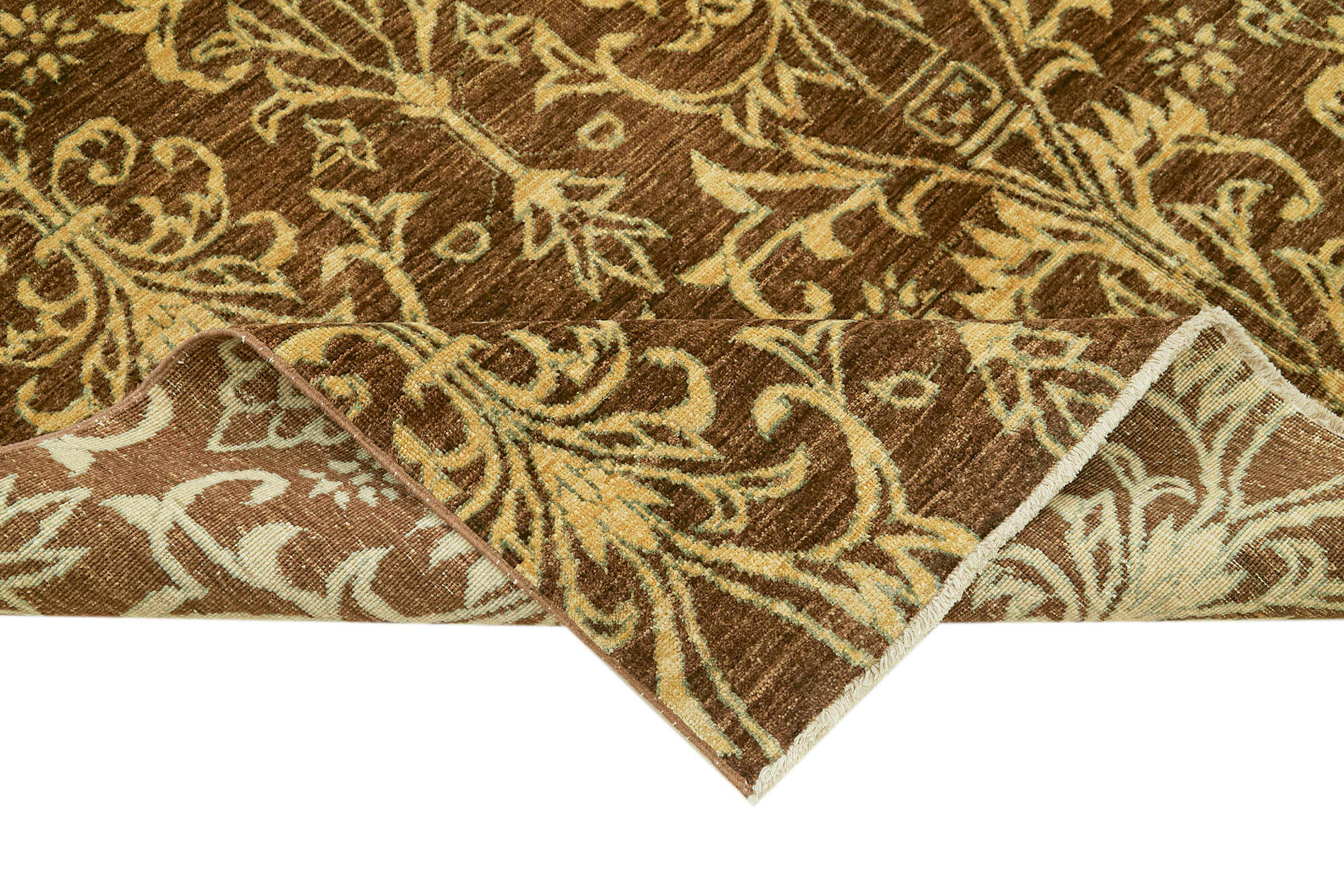 Handmade Wool Area Rug | Vintage Turkish Rug, Soft Wool Floor Covering 6'2''x9'0''