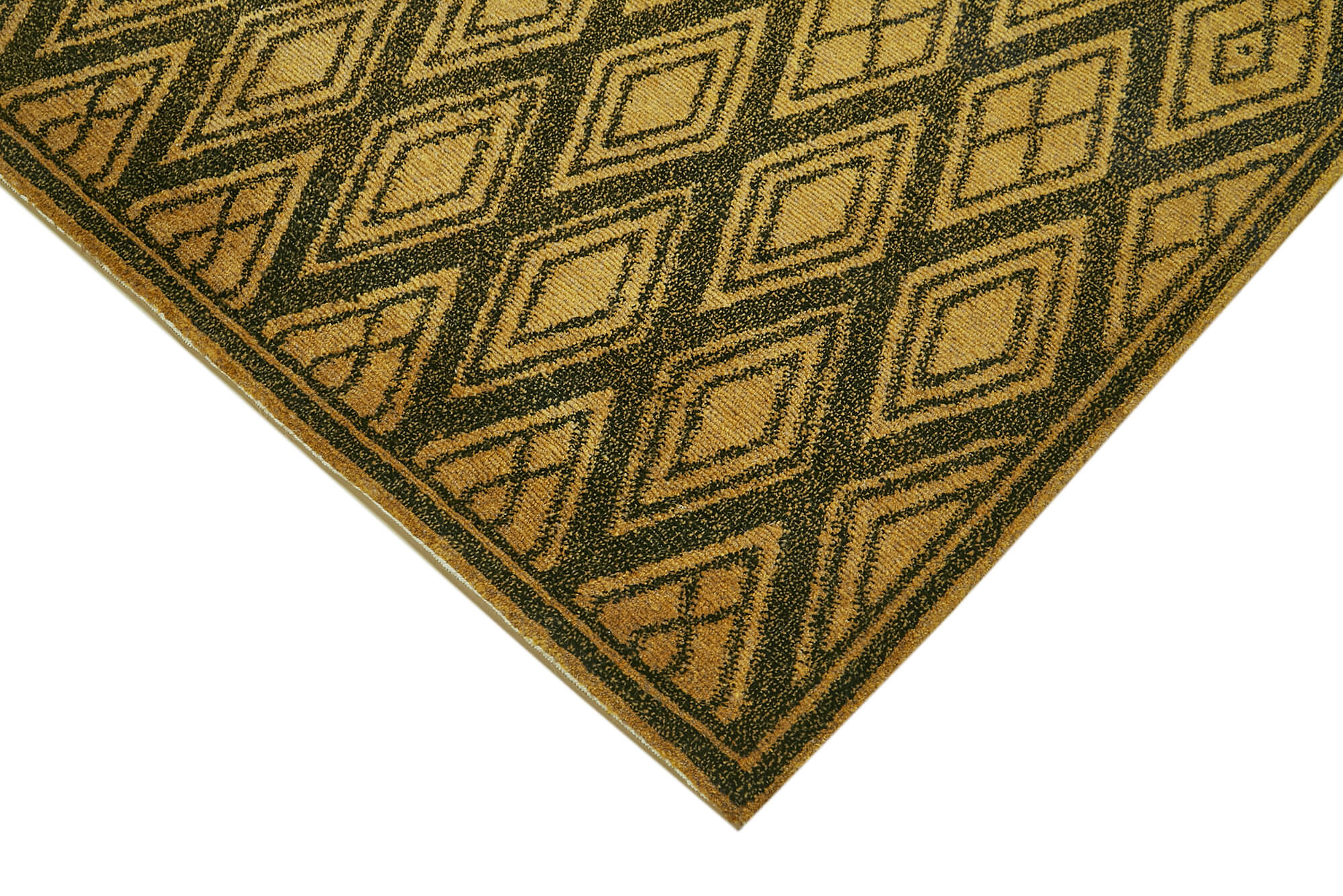 Handmade Wool Area Rug – Tebriz Brown Classic Style Rug 6'1'' x 8'8'' Cotton Wool