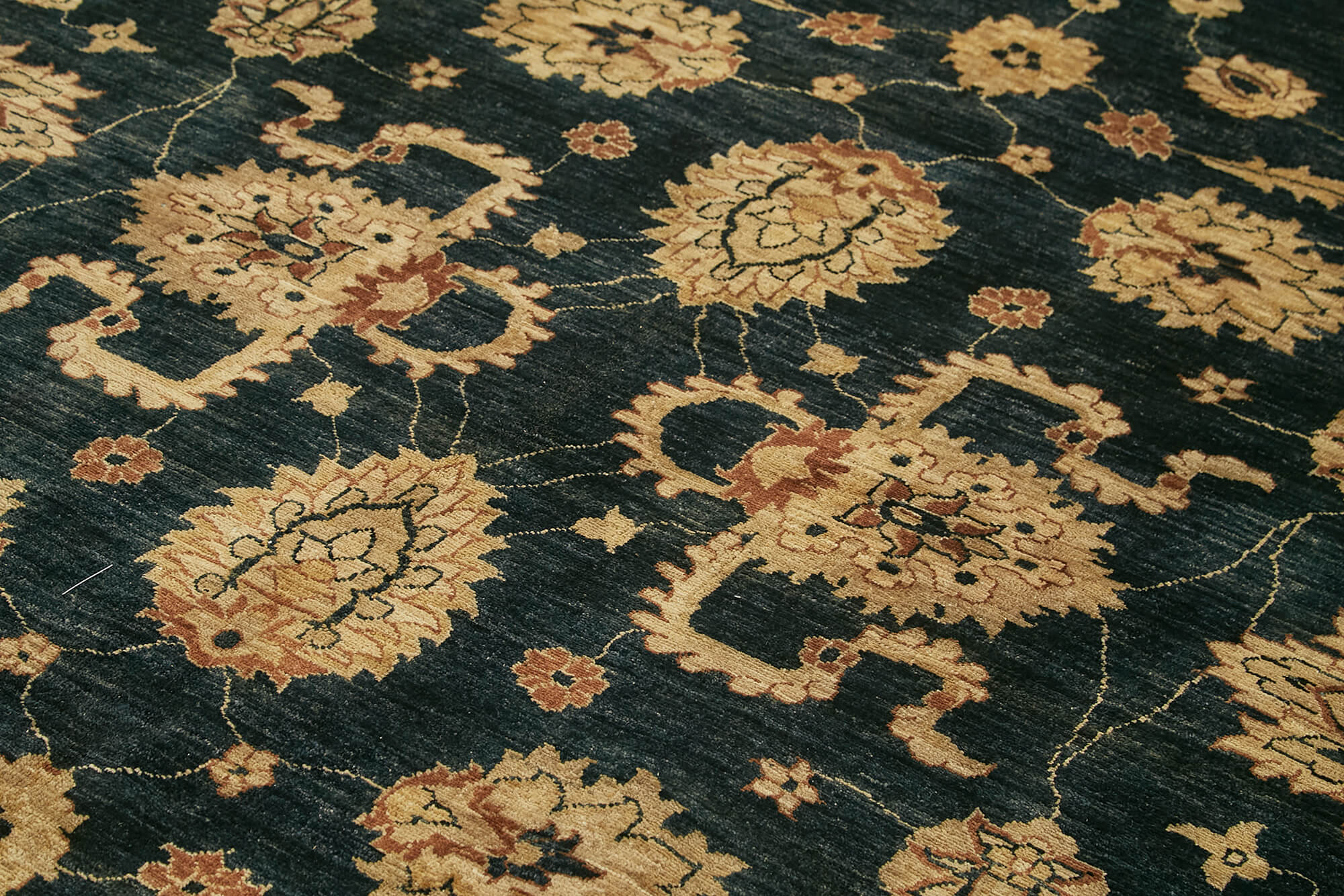 Handmade Wool Area Rug – Tebriz Classic Cotton Wool Vintage Turkish Carpet 8'x10'3''