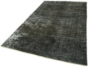 Handmade Vintage Area Rug – Overdyed Wool Rug, Turkish Hand Knotted Carpet 5'8'' x 10'9''