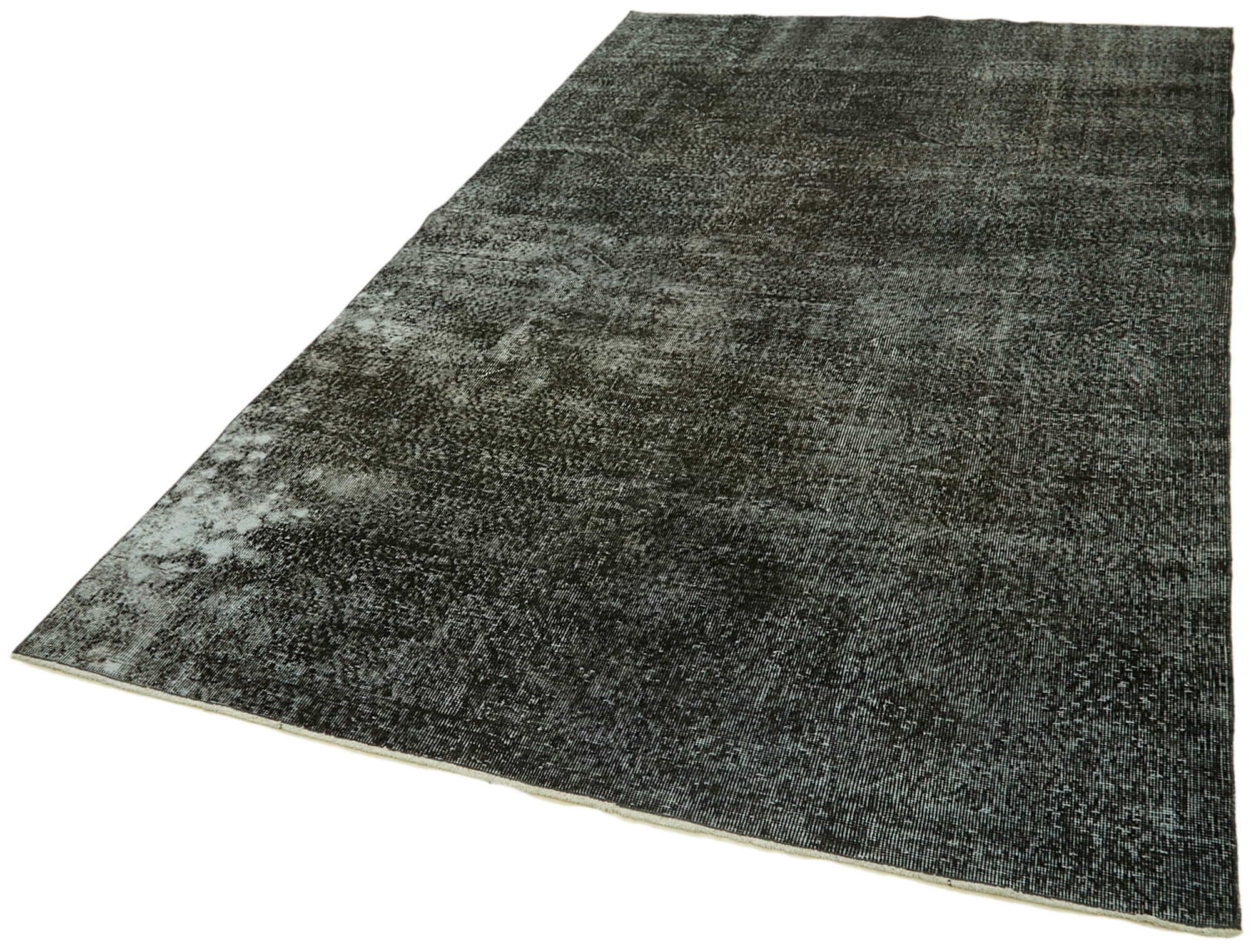 Handmade Vintage Area Rug – Overdyed Wool Rug, Turkish Hand Knotted Carpet 5'8'' x 10'9''