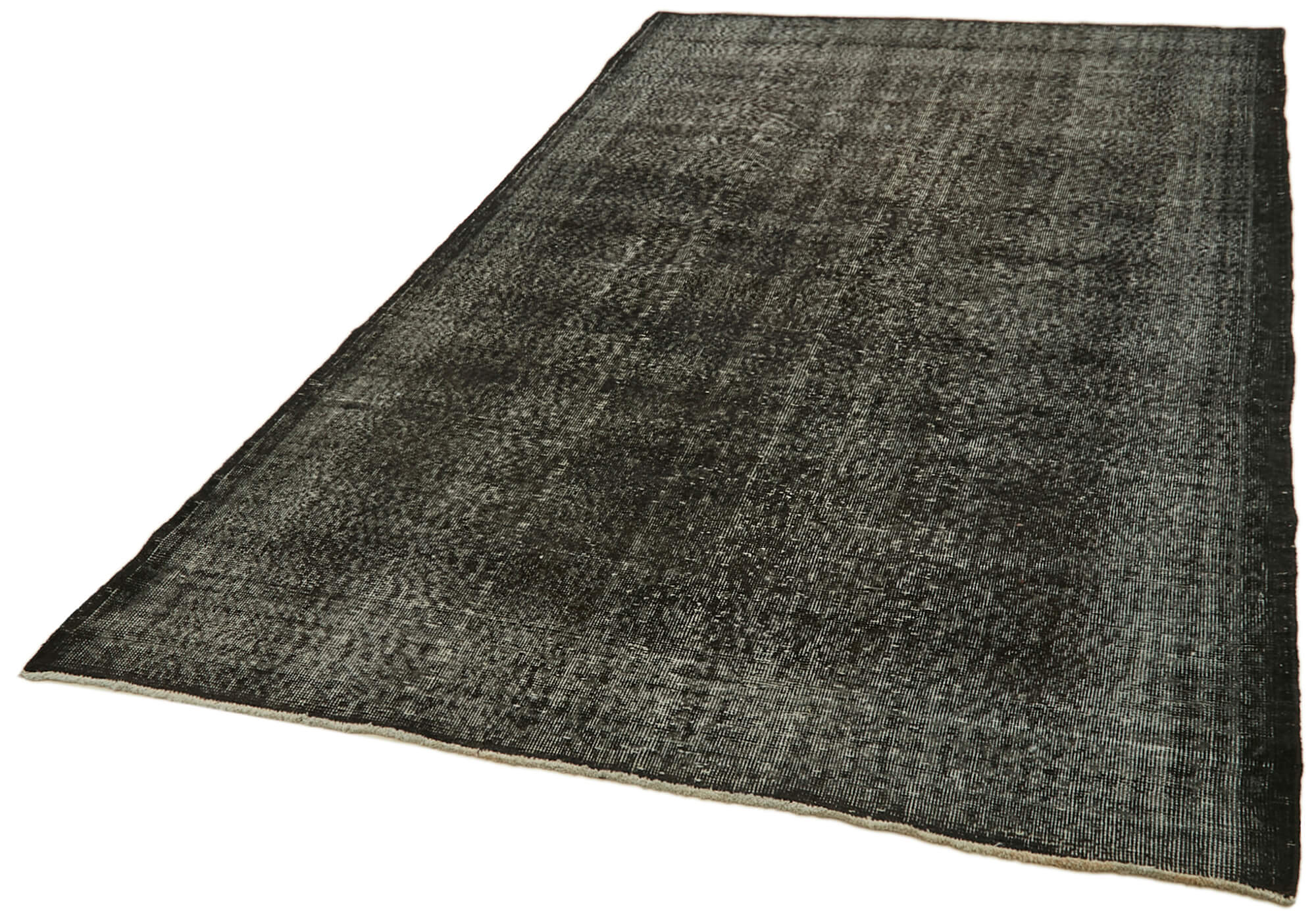 Handmade Vintage Area Rug | Turkish Vintage Rug - Overdyed Wool & Cotton Blend