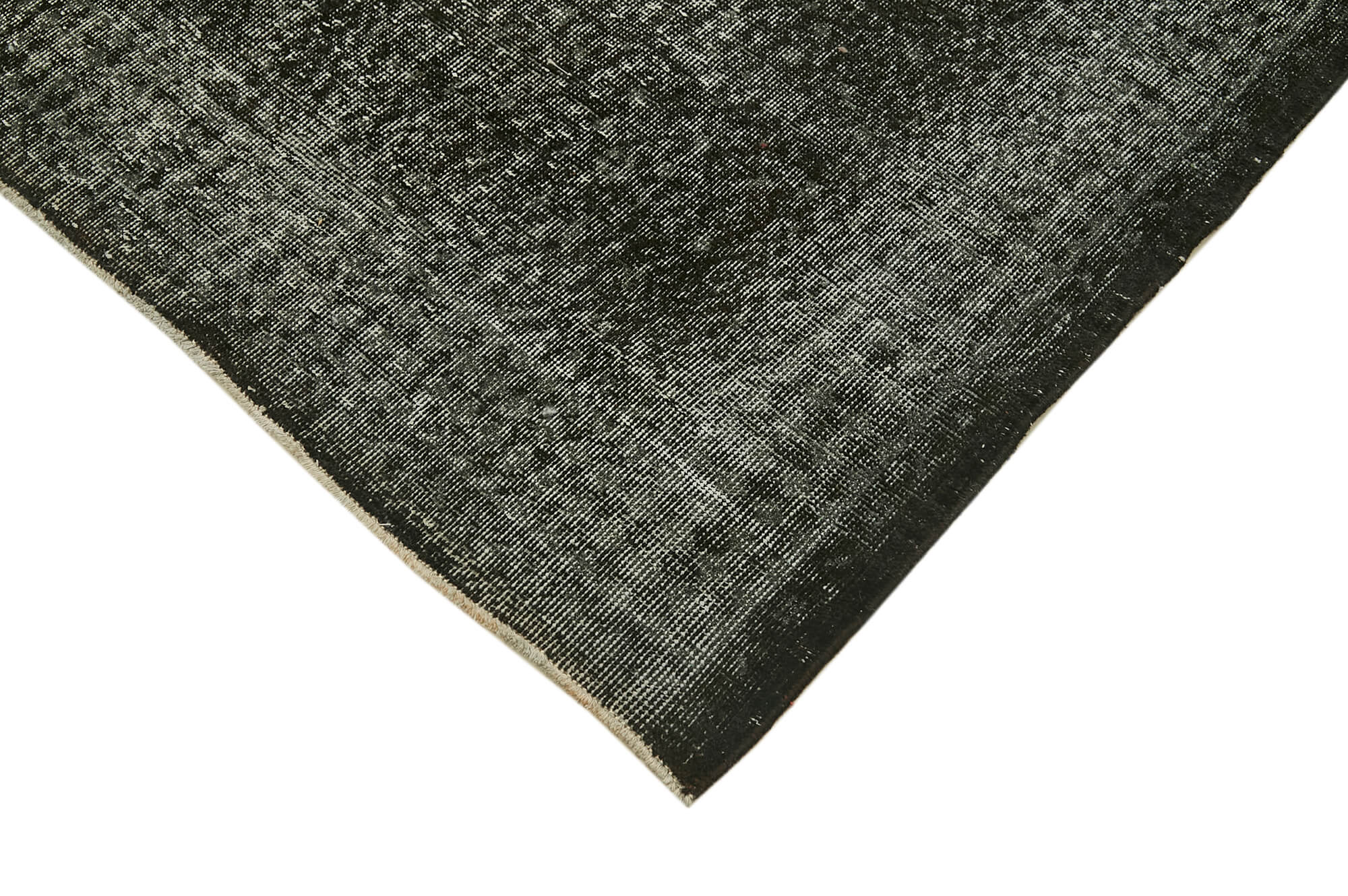 Handmade Vintage Area Rug | Turkish Vintage Rug - Overdyed Wool & Cotton Blend