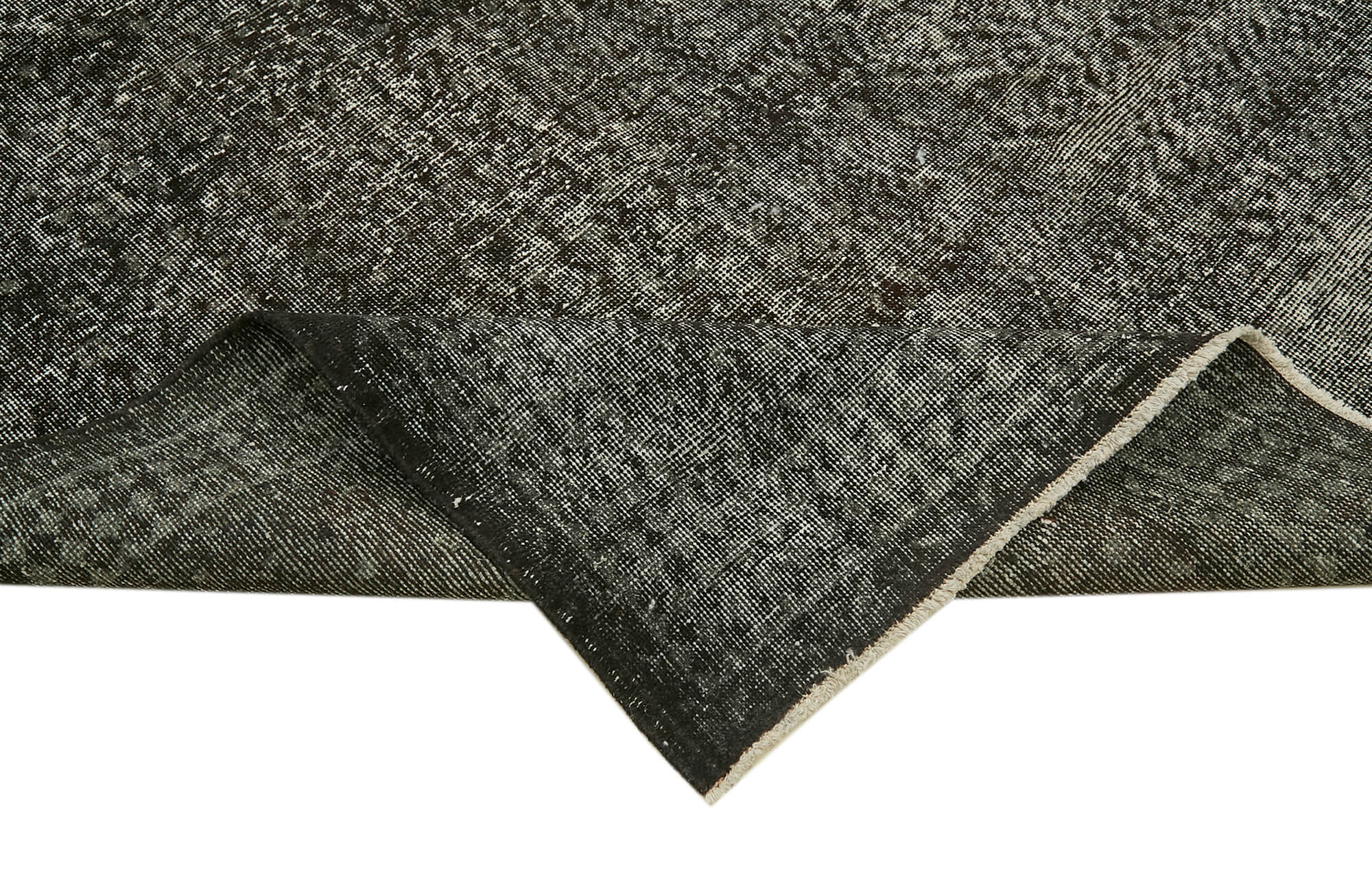 Handmade Vintage Area Rug | Turkish Vintage Rug - Overdyed Wool & Cotton Blend