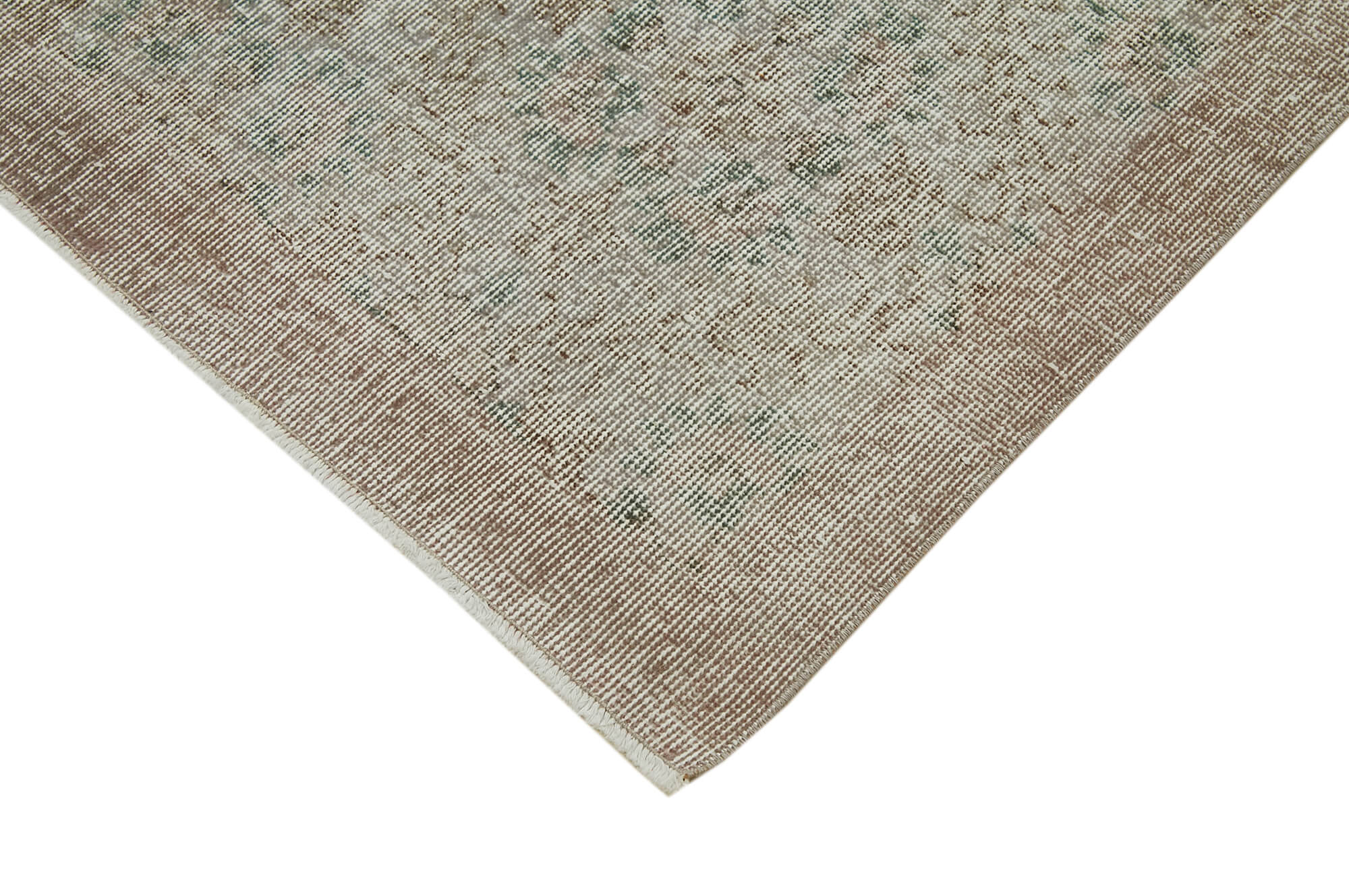 Handmade Vintage Area Rug – Overdyed Vintage Blue Rug | Turkish Hand Knotted Cotton Wool Carpet 5'1''x8'5''