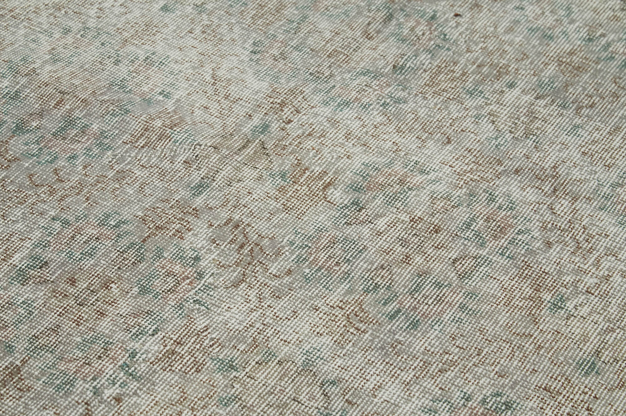 Handmade Vintage Area Rug – Overdyed Vintage Blue Rug | Turkish Hand Knotted Cotton Wool Carpet 5'1''x8'5''