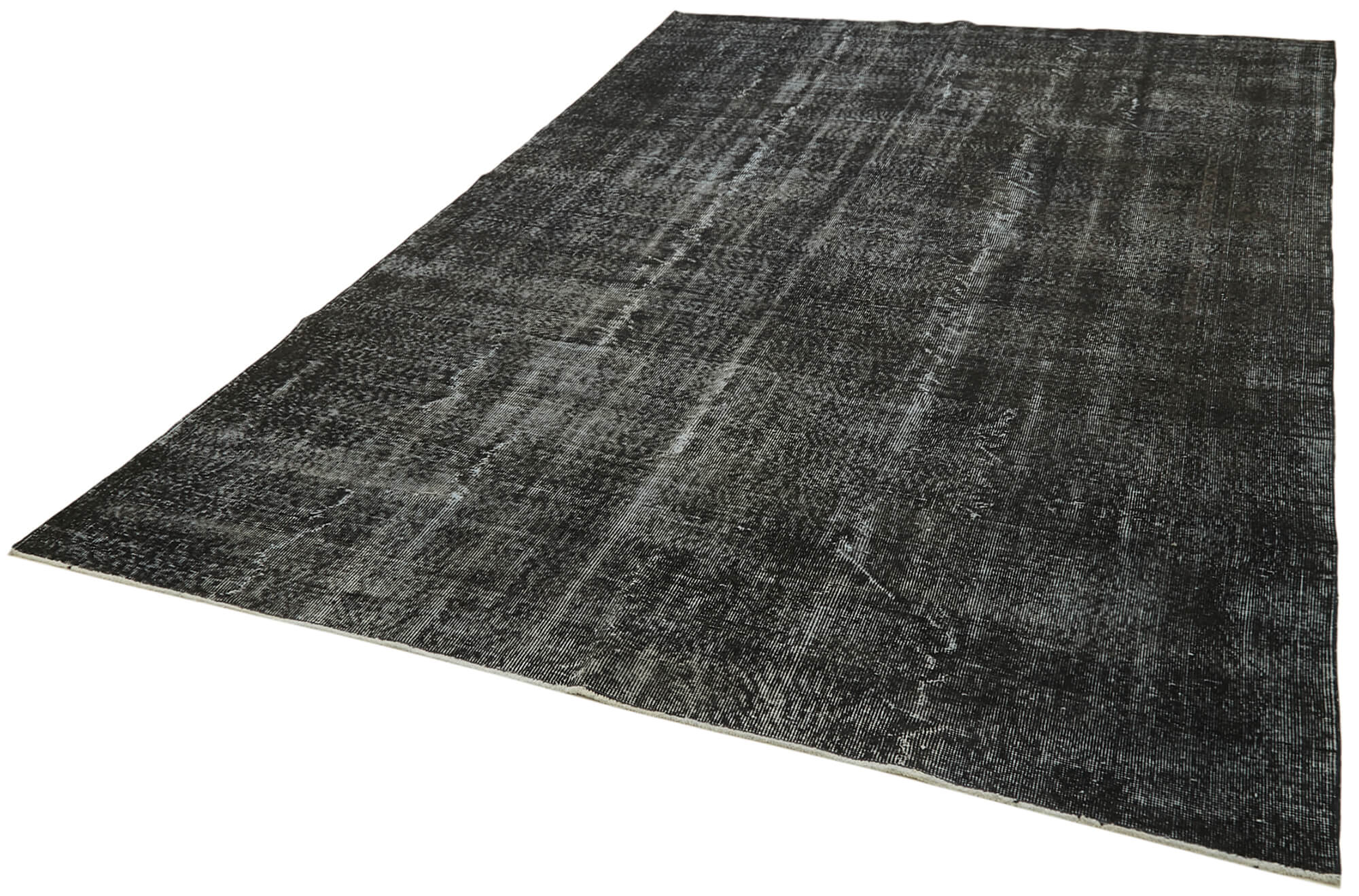 Handmade Vintage Area Rug | Soft Wool Carpet – Turkish Vintage Rug Overdyed
