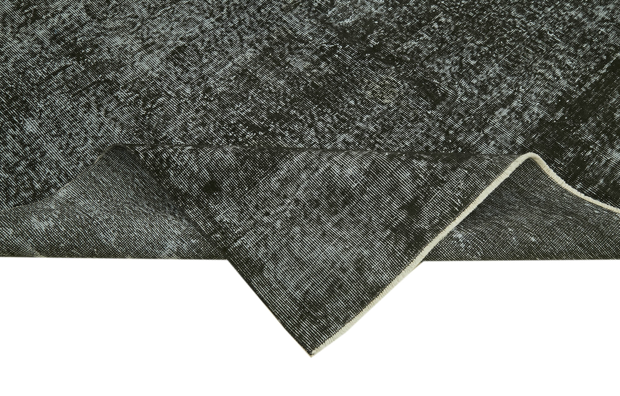 Vintage Overdyed Area Rug | Hand Knotted Turkish Vintage Carpet, Soft Textured Carpet