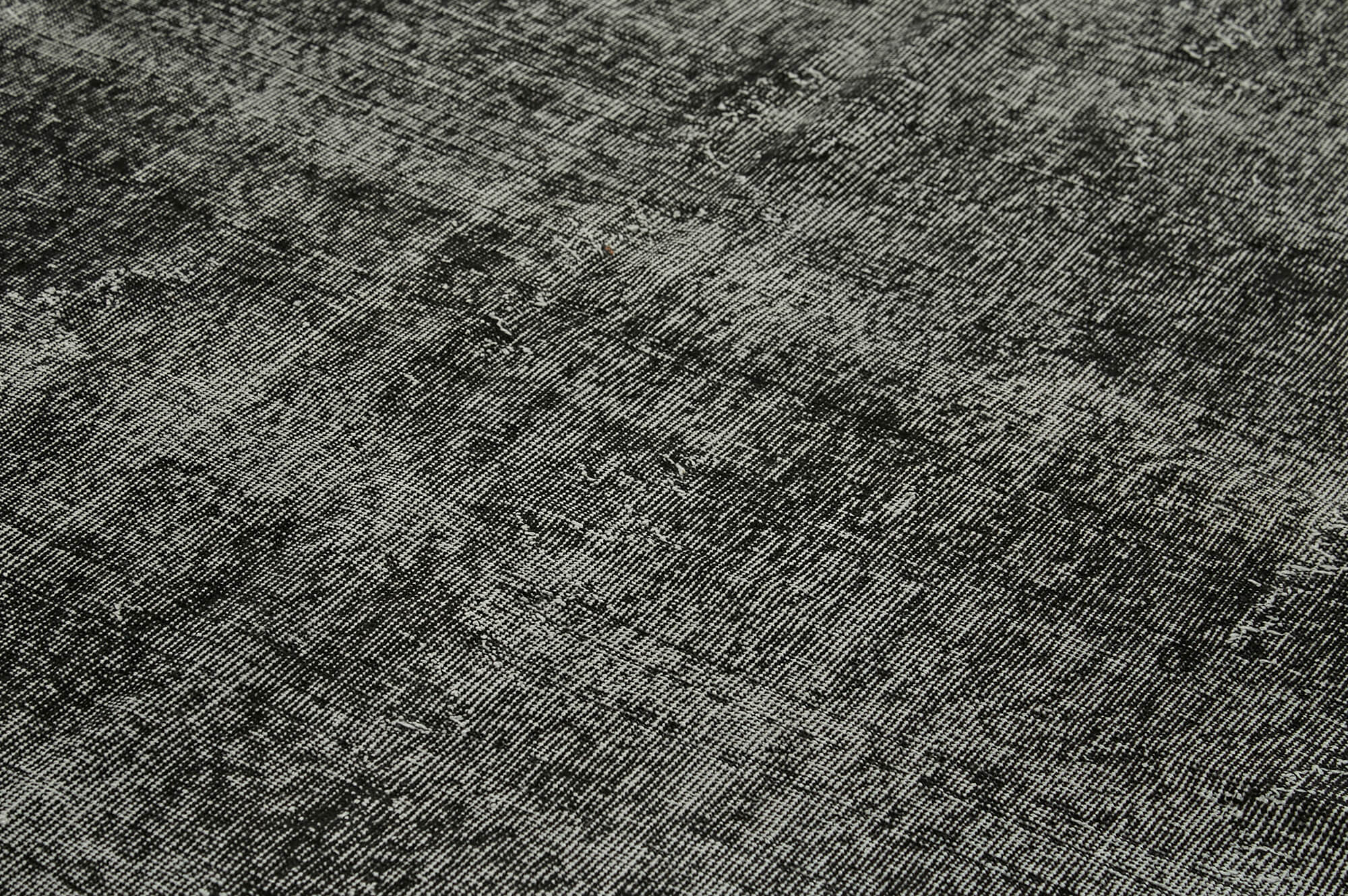 Vintage Wool Area Rug | Hand Woven Area Rug with Overdyed Cotton & Wool Blend