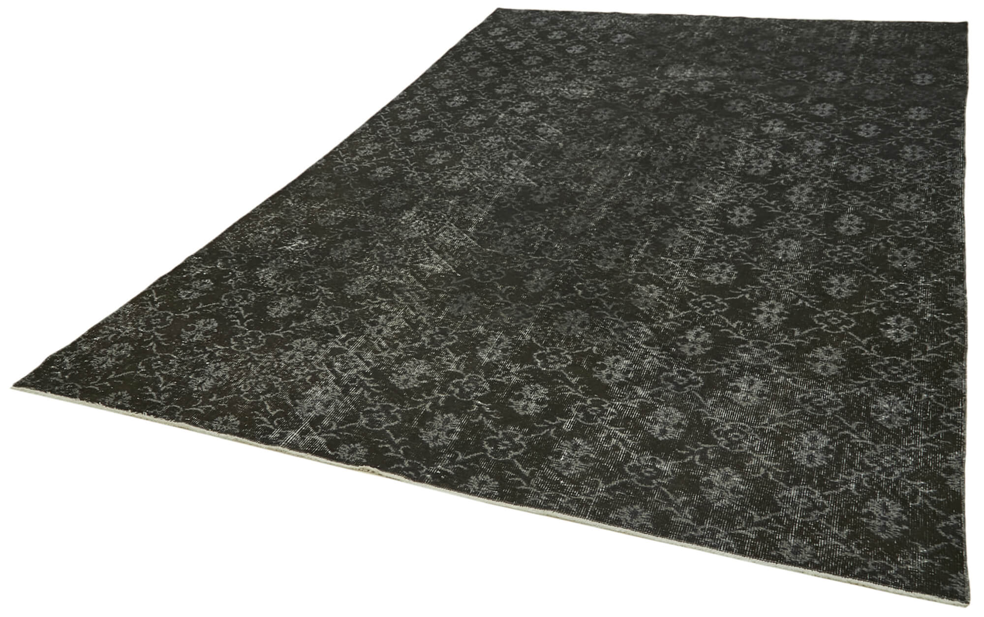 Vintage Handmade Area Rug | Hand Woven Carpet with Soft Cotton Weave & Durable Wool