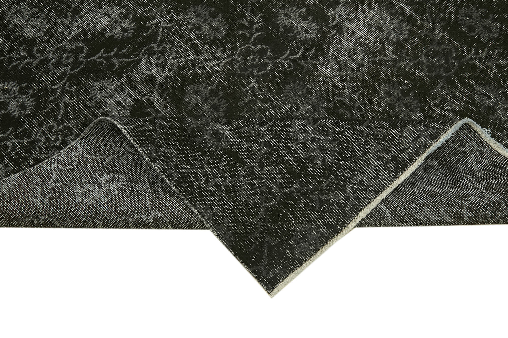 Vintage Handmade Area Rug | Hand Woven Carpet with Soft Cotton Weave & Durable Wool