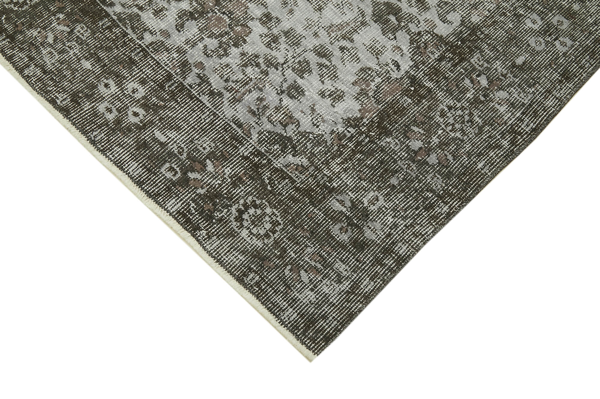 Handmade Vintage Area Rug – Overdyed Wool Rug | Turkish Hand Knotted Classic Living Room Carpet 5'1''x9'5''