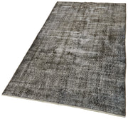 Handmade Area Rug – Overdyed Vintage Cotton Wool Carpet 3'7'' x 6'9''