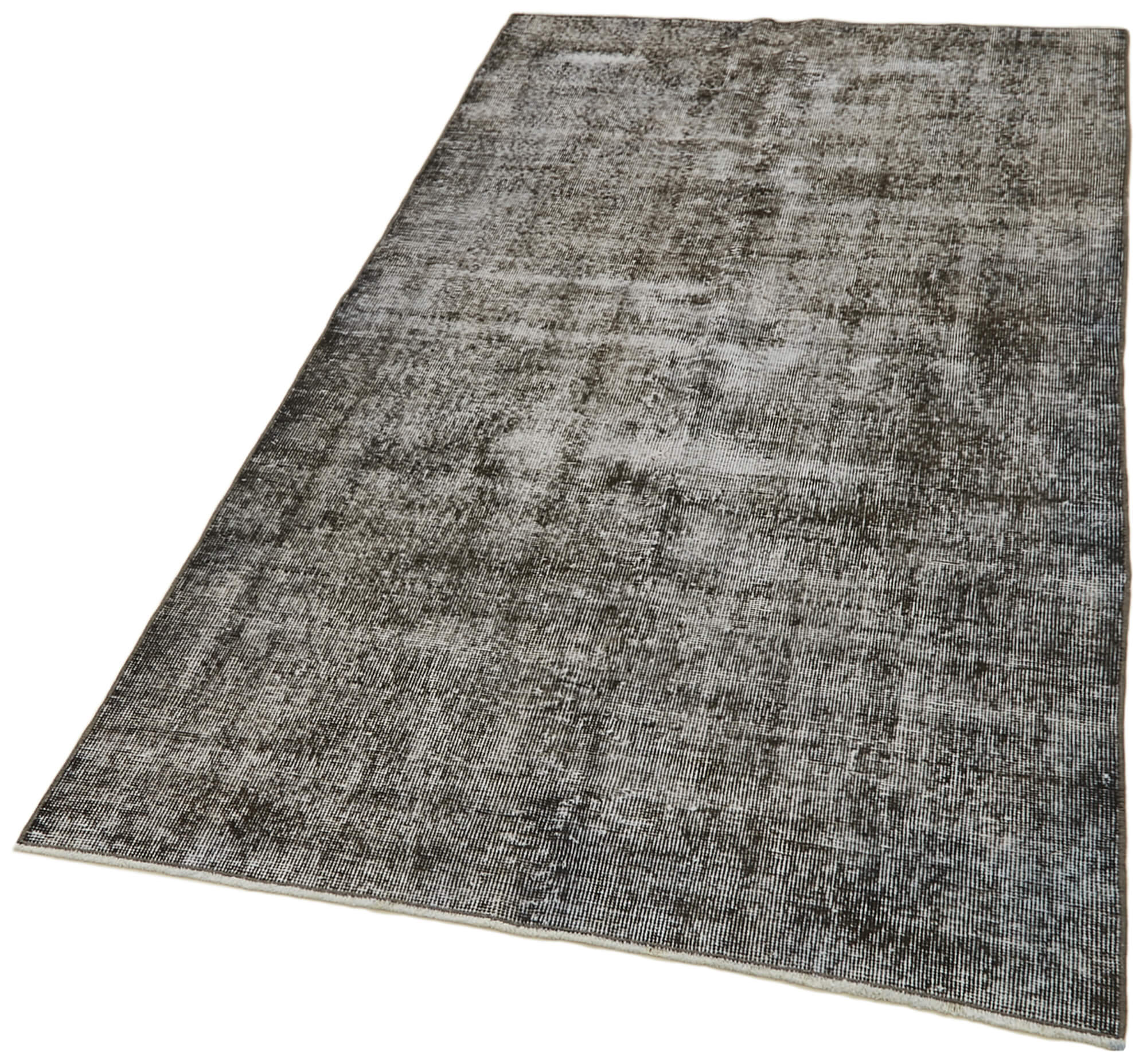 Handmade Area Rug – Overdyed Vintage Cotton Wool Carpet 3'7'' x 6'9''