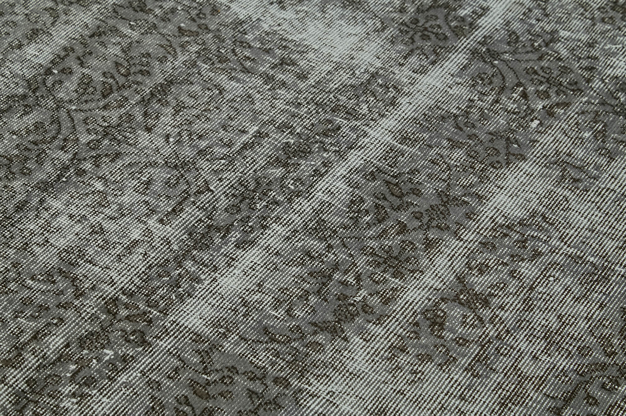 Handmade Vintage Area Rug – Overdyed Wool & Cotton, 4'11'' x 8'3'', Classic Turkish Style