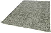 Handmade Vintage Area Rug – Overdyed Wool Rug | Turkish Vintage Carpet 6'4''x9'2''