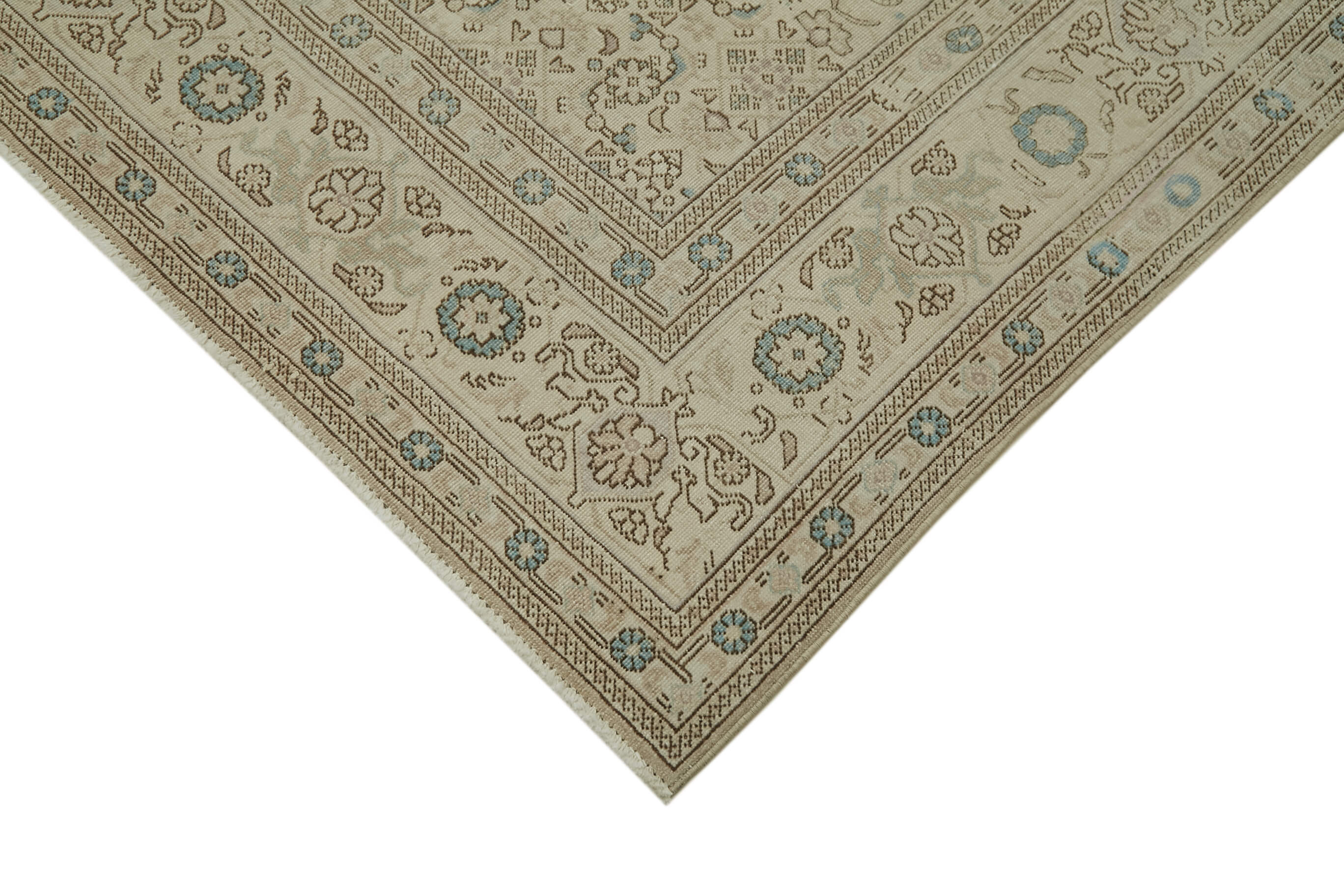 Handmade Wool Area Rug – Persian Classic Cotton Rug | Vintage Handwoven Carpet 8'6''x11'7''