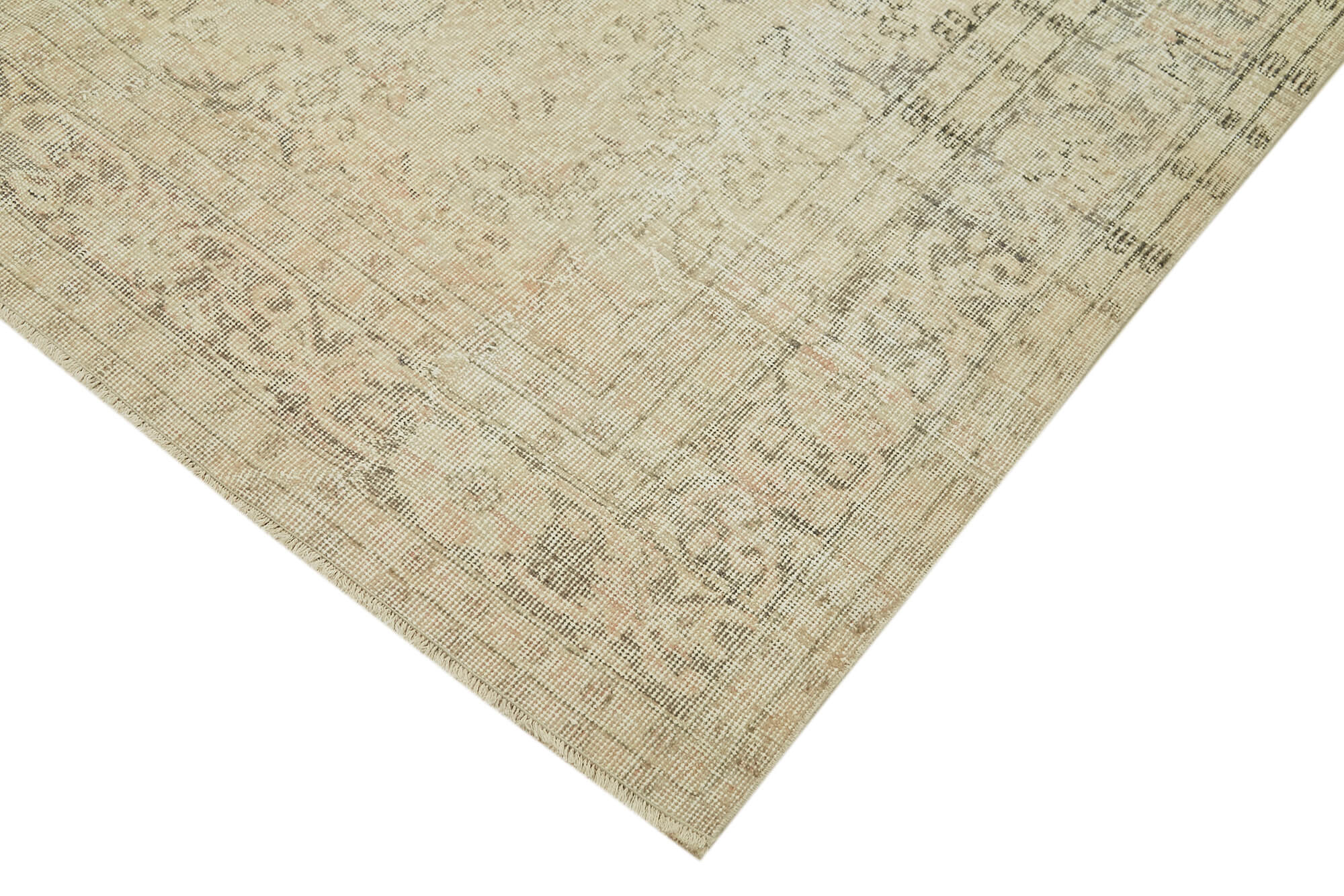 Handmade Wool Area Rug: Antique Floor Covering, Hand Woven Carpet, Durable Cotton & Wool Blend
