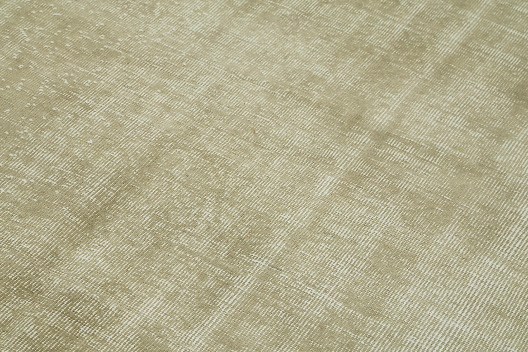 Handmade Wool Area Rug - Vintage Cotton Rug, Beige Area Carpet 5'4''x8'9''