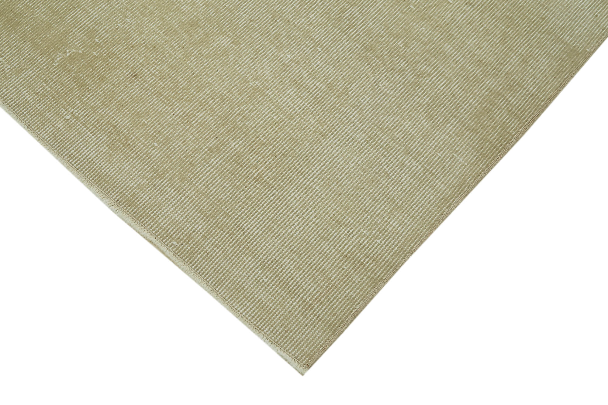 Handmade Wool Area Rug – Vintage Cotton Rug, Beige Area Carpet 5'6''x8'9''