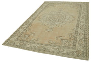 Handmade Wool Area Rug – Vintage Cotton Rug | Beige Area Carpet, Durable Cotton Weave