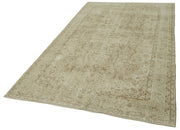 Handmade Wool Area Rug 5'3''x8'8'' – Beige Area Rug, Hand Woven Carpet, Rustic Style Carpet