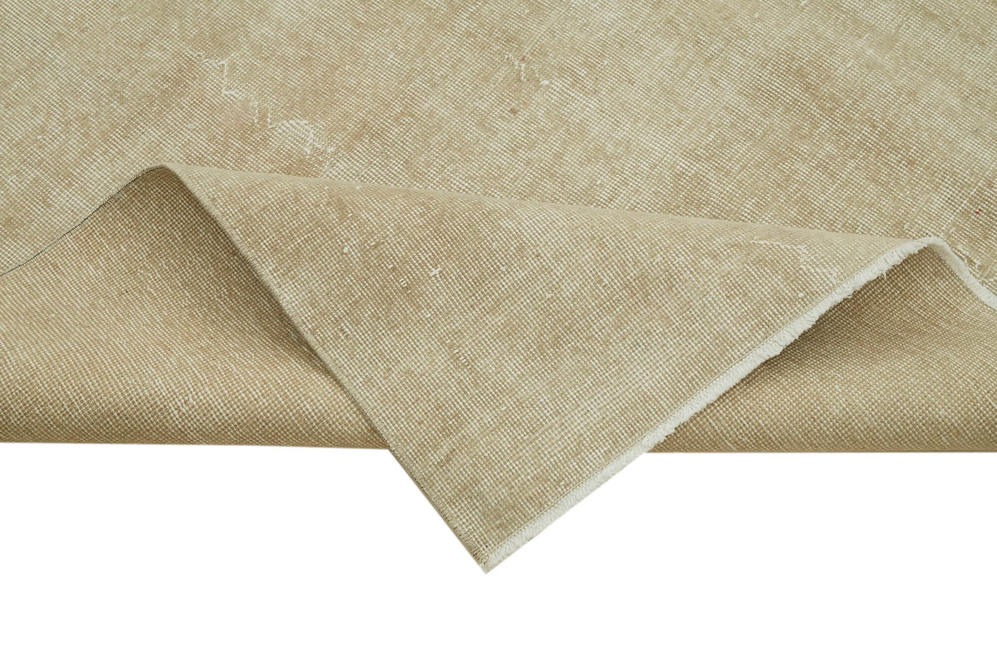 Vintage Wool Area Rug – Handmade Cotton Rug 6x9 | Beige Vintage Carpet