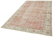 Handmade Wool Area Rug - Vintage Cotton Rug 5'5''x9'2'' | Soft Wool Carpet