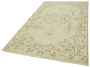 Vintage Cotton Wool Rug – Handmade Area Rug 5'3''x9'6'' | Durable Cotton Weave & Soft Wool