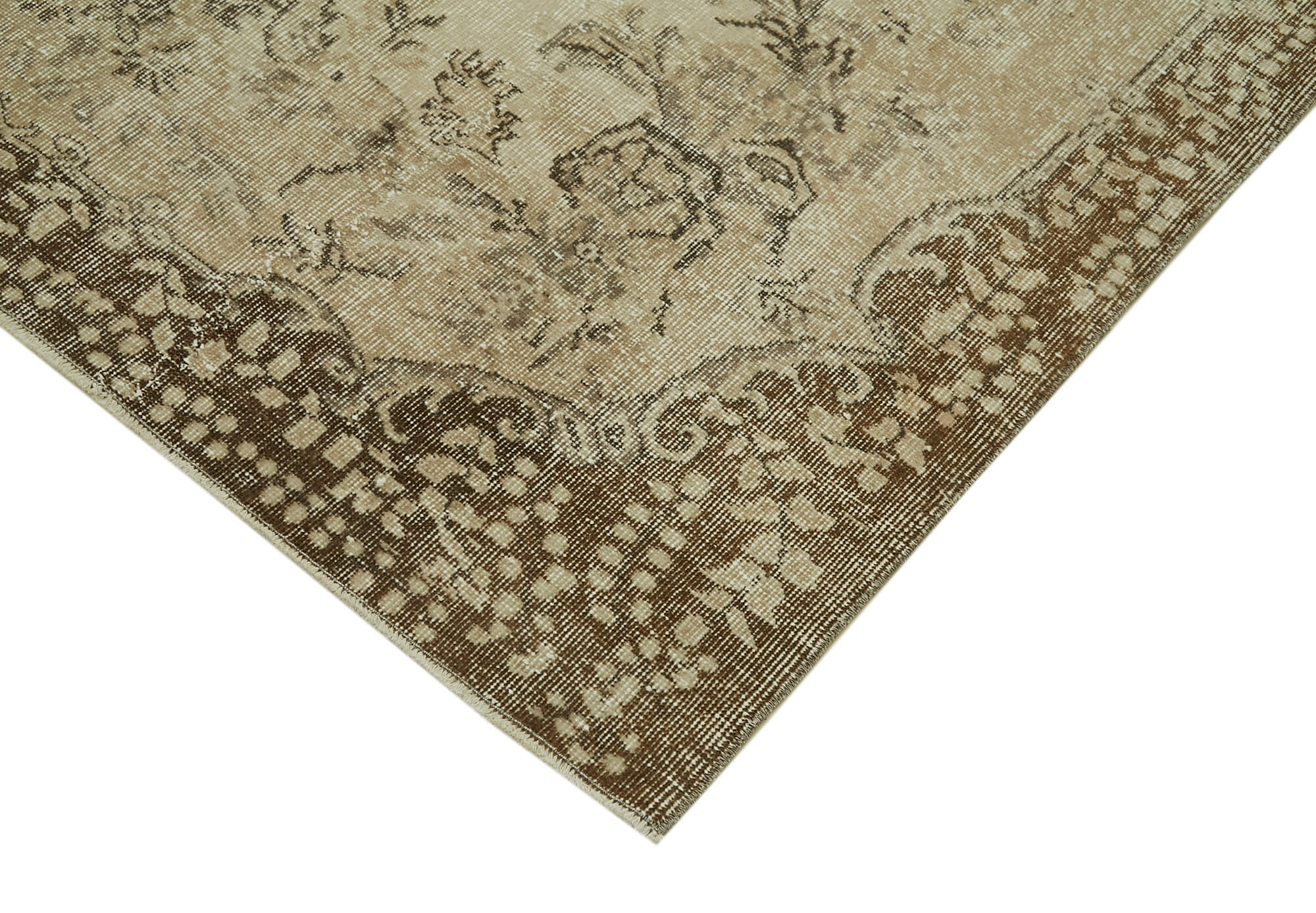 Handmade Wool Area Rug | Classic Vintage Carpet – Durable Cotton Weave, Soft Wool Covering