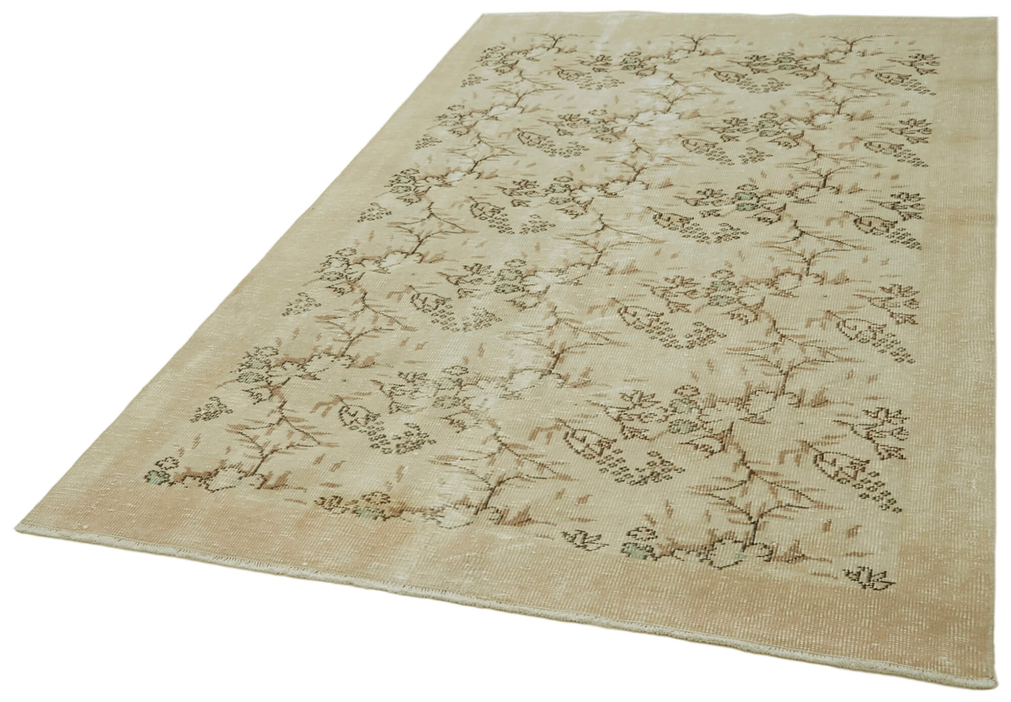 Handmade Wool Area Rug | Traditional Hand Knotted Carpet, Neutral Color Area Rug
