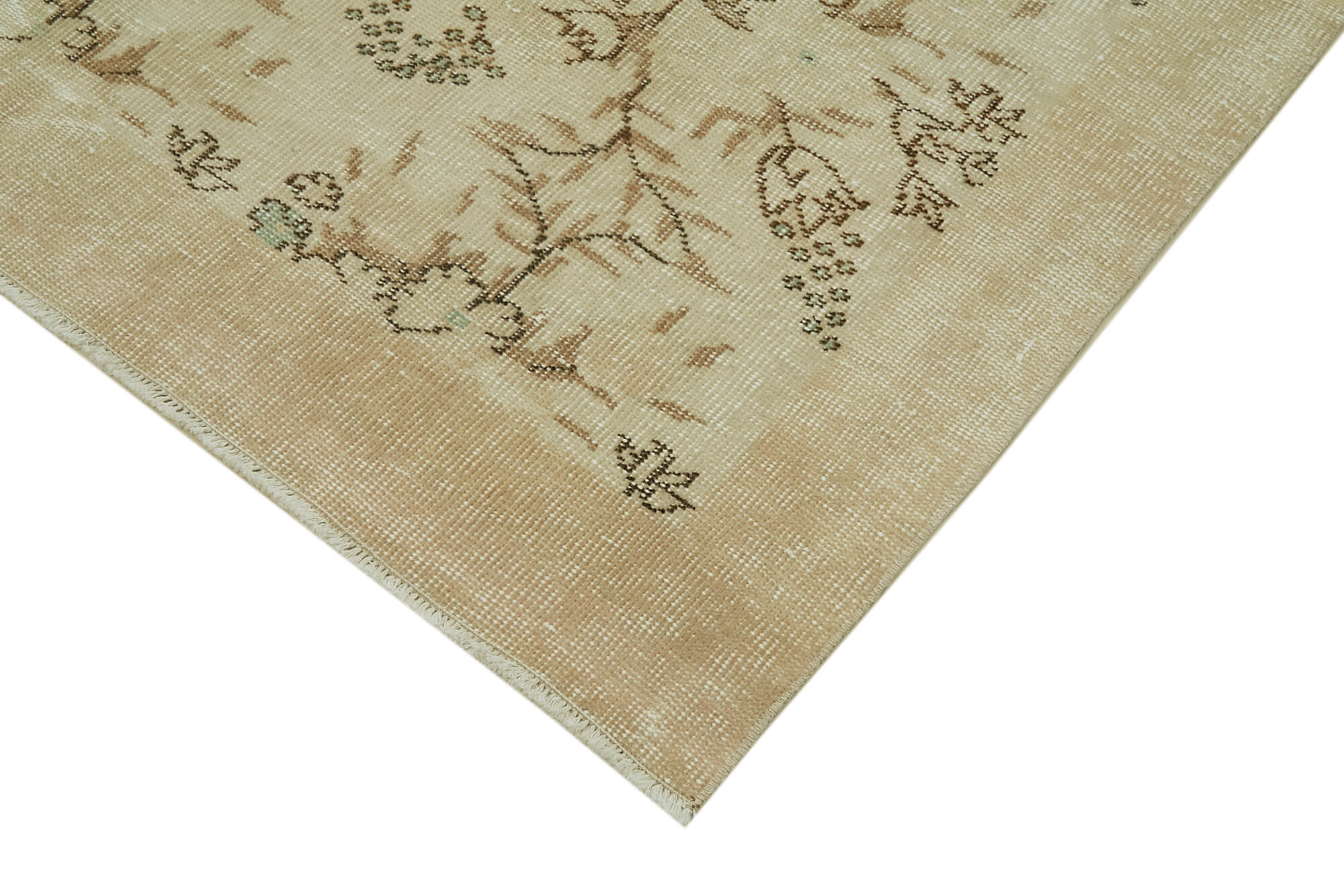 Handmade Wool Area Rug | Traditional Hand Knotted Carpet, Neutral Color Area Rug