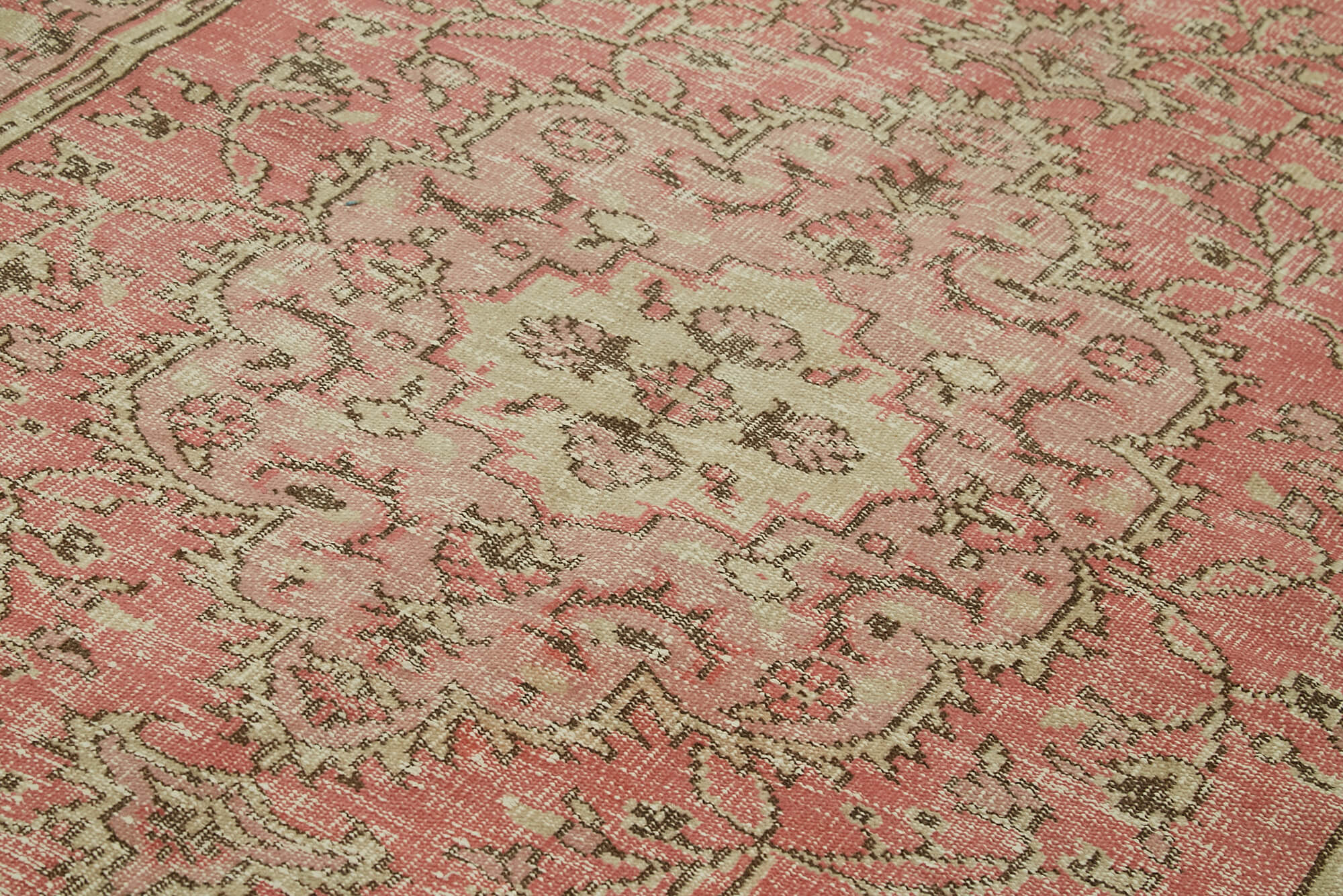 Handmade Wool Area Rug | Turkish Wool Rug, Hand Woven Carpet, Neutral Color