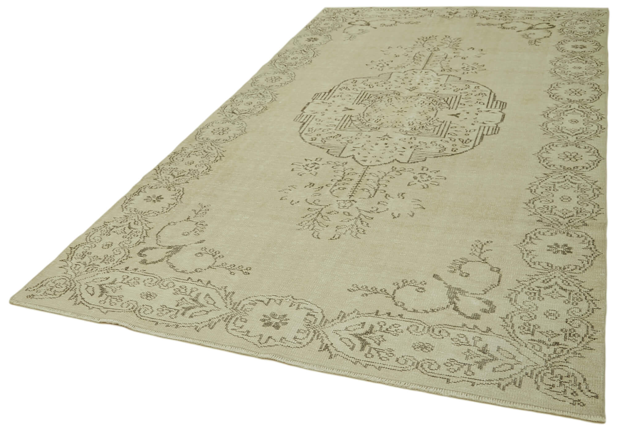 Handmade Wool Area Rug | Vintage Style Rug with Durable Cotton & Turkish Wool