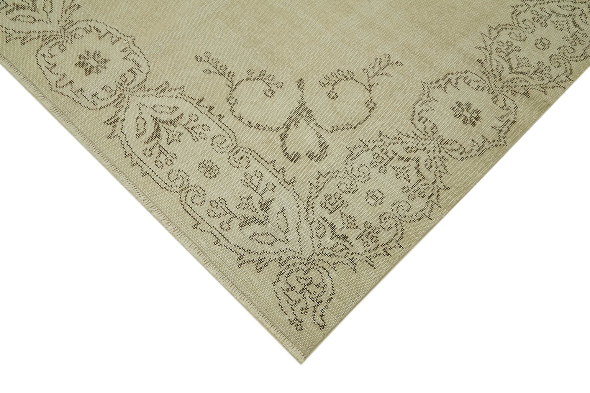 Handmade Wool Area Rug | Vintage Style Rug with Durable Cotton & Turkish Wool