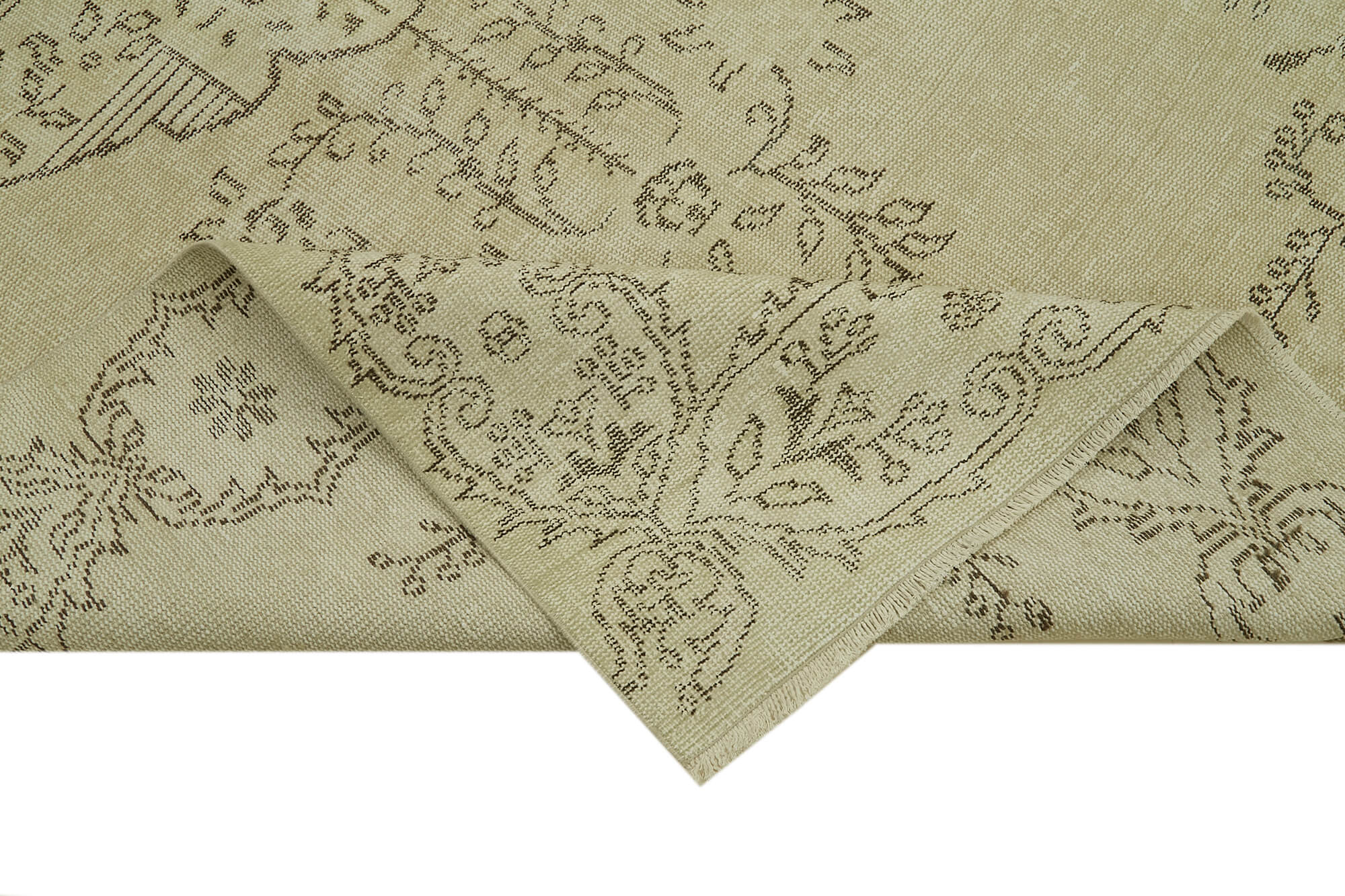 Handmade Wool Area Rug | Vintage Style Rug with Durable Cotton & Turkish Wool
