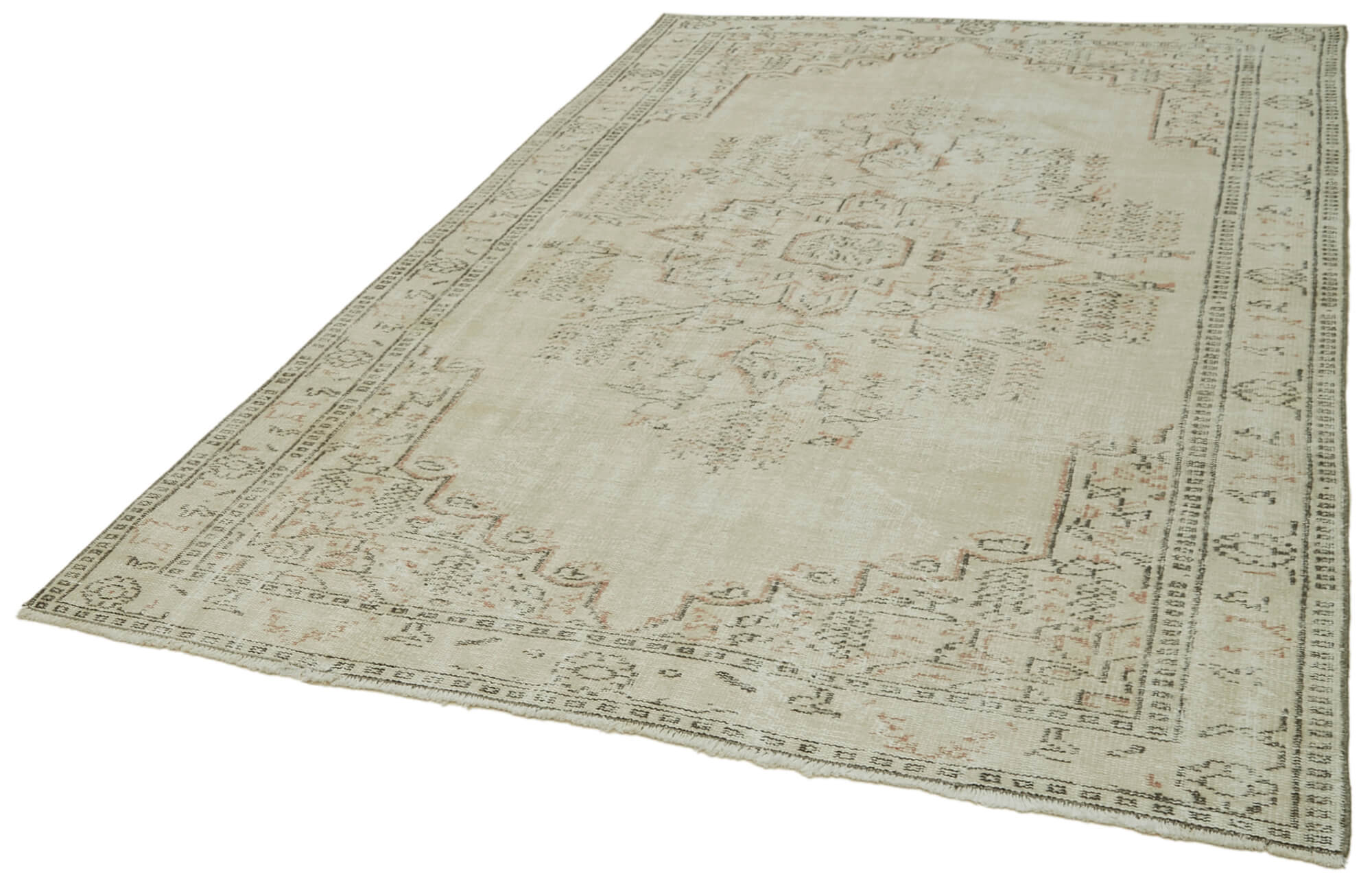 Handmade Wool Area Rug | Traditional Hand Knotted Turkish Area Rug 5'9''x8'10''