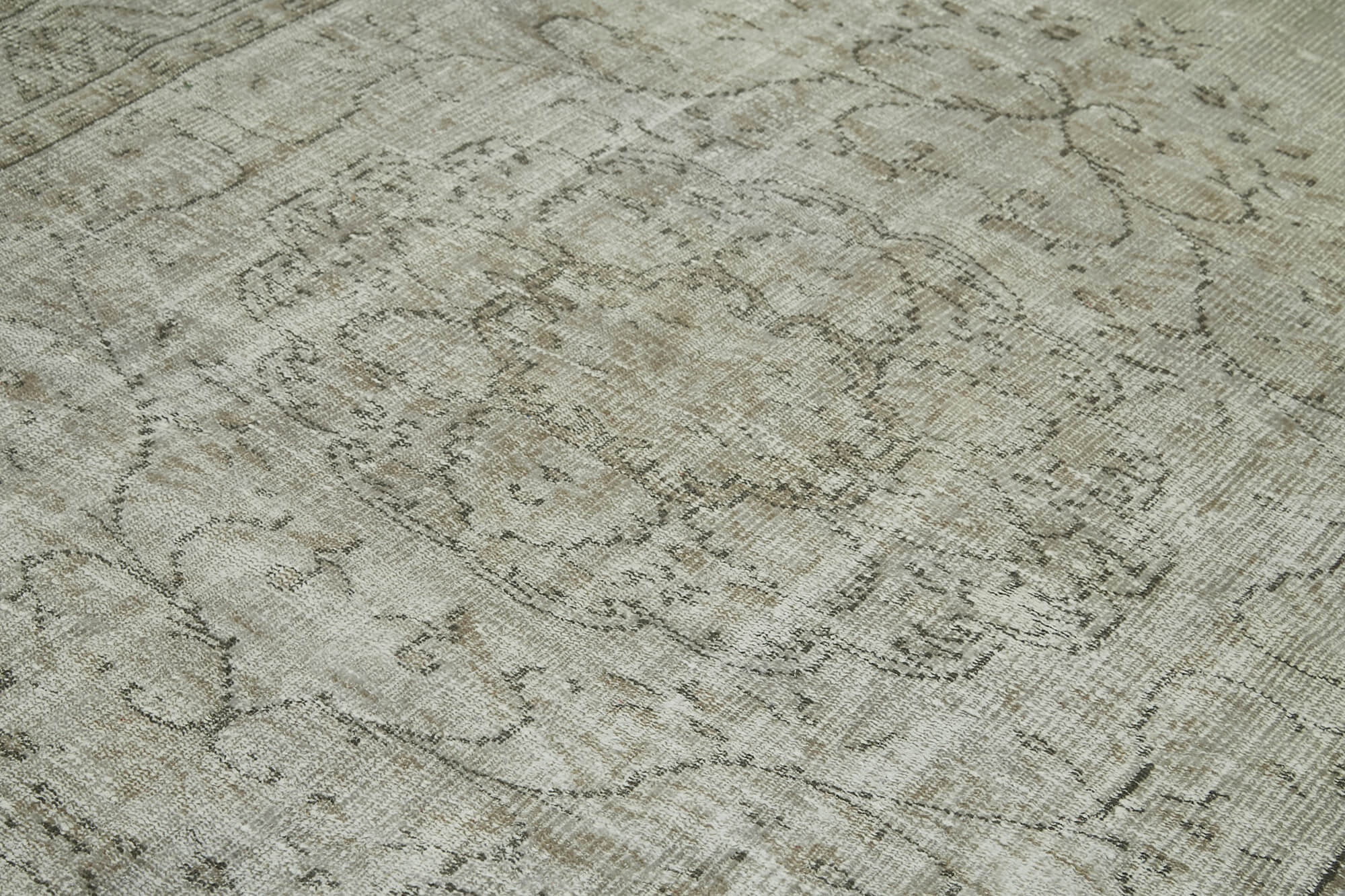 Vintage Cotton Wool Rug – Handmade Area Rug | Esk?tme Style Turkish Wool Carpet 5'11''x8'6''