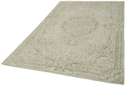 Handmade Wool Area Rug – Vintage Cotton Rug Beige Area Carpet 5'9''x9'5''