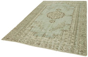 Vintage Handmade Area Rug – Hand Woven Rug 6x10, Soft Wool Floor Covering