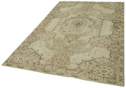 Handmade Wool Area Rug | Traditional Hand Knotted Turkish Wool Rug Beige