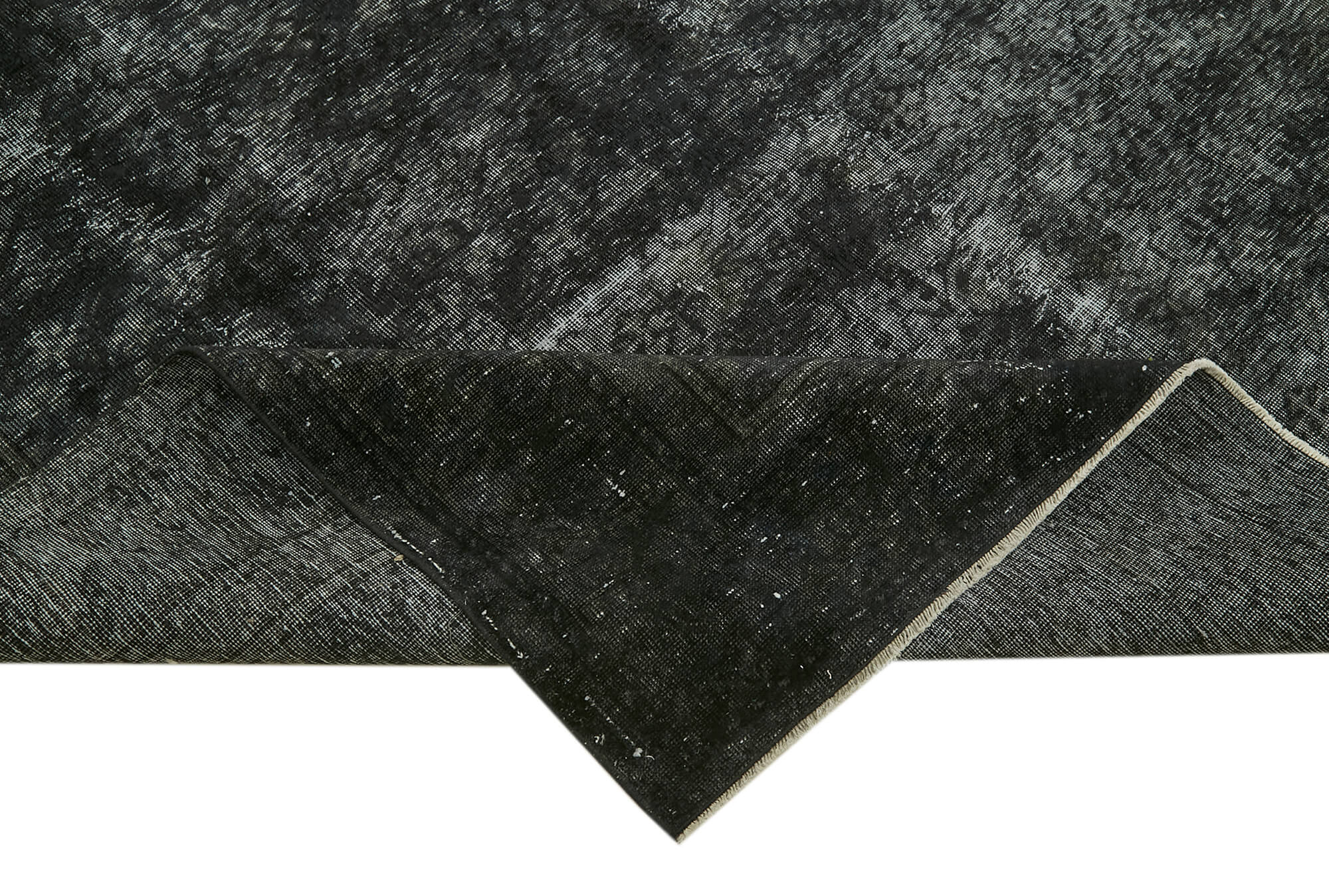 Handmade Persian Area Rug – Classic Cotton Rug with Black Persian Carpet Design 8'1''x11'10''